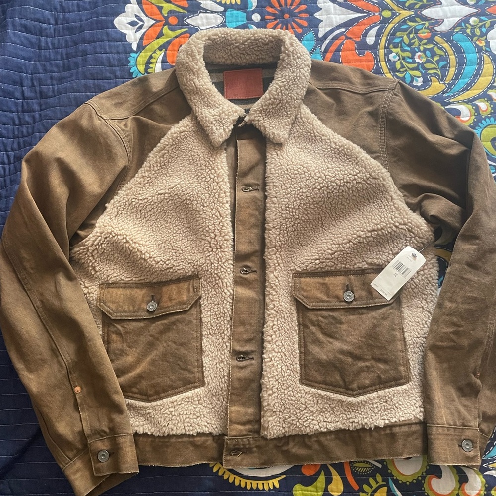 Ralph Lauren Double RL Denim Fleece Jacket